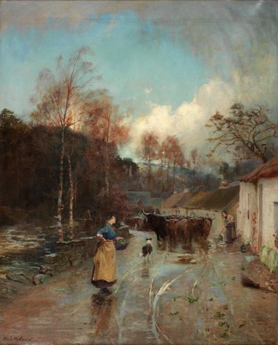 After Rain, 1889-1892 by Niels Moller Lund